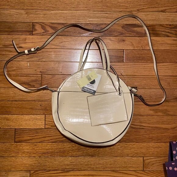 Collection Eighteen twofer purse faux leather NWT - Picture 1 of 9